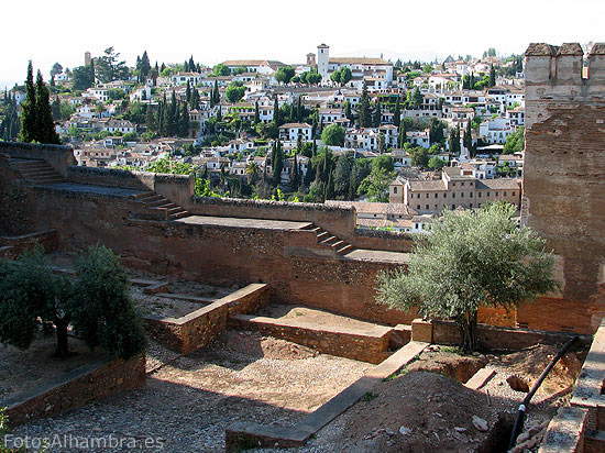 Vista del Albaicín desde la Alhambra