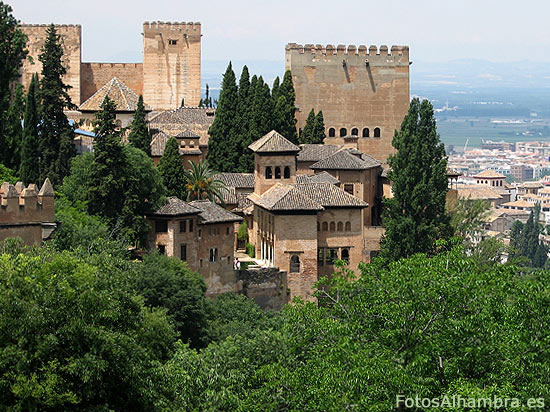 Vista de la Alhambra desde el Generalife