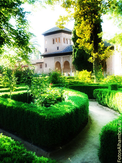 Jardines del Partal en la Alhambra